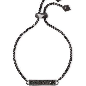 kendra scott stan gunmetal bracelet